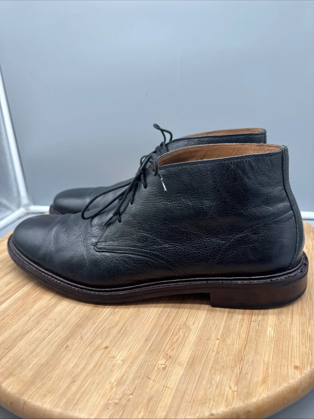 Cole Haan Barron Men's Black Leather Chukka Boots Size 12M ‎ C22940U